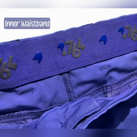 🟢 ☆ NWOT ☆ 1764 Golf Lightweight Purple Stretch Performance Men's Pant 34x34 - Picture 3 of 10